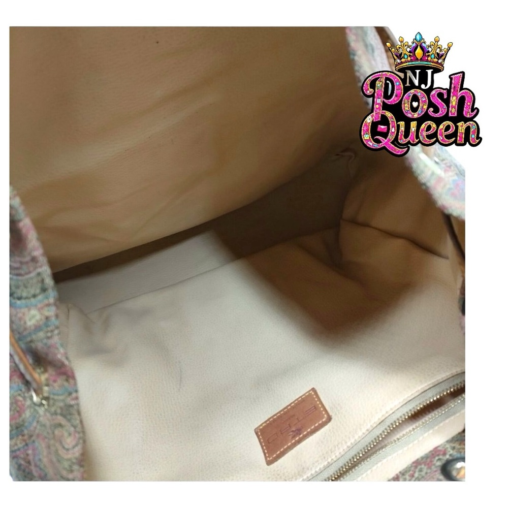 Etro BackPack Bag Brown Canvas - Picture 9 of 9